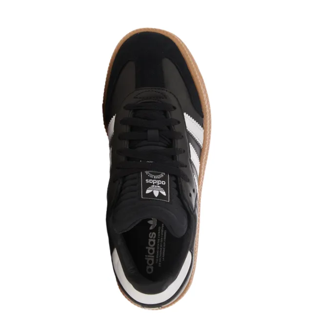 Adidas Originals scarpa sneakers da ragazza Samba XLG JH6517 nero-bianco-gomma