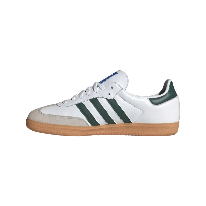 Adidas Originals scarpa sneakers da uomo Samba OG IE3437 bianco-verde
