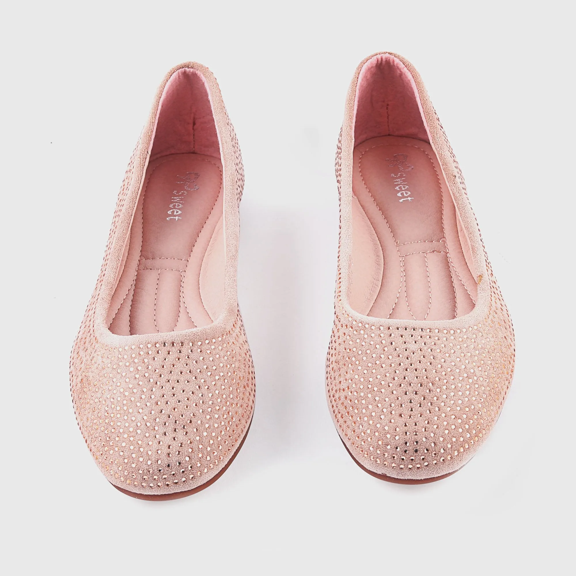 All Stud Embellished Flats