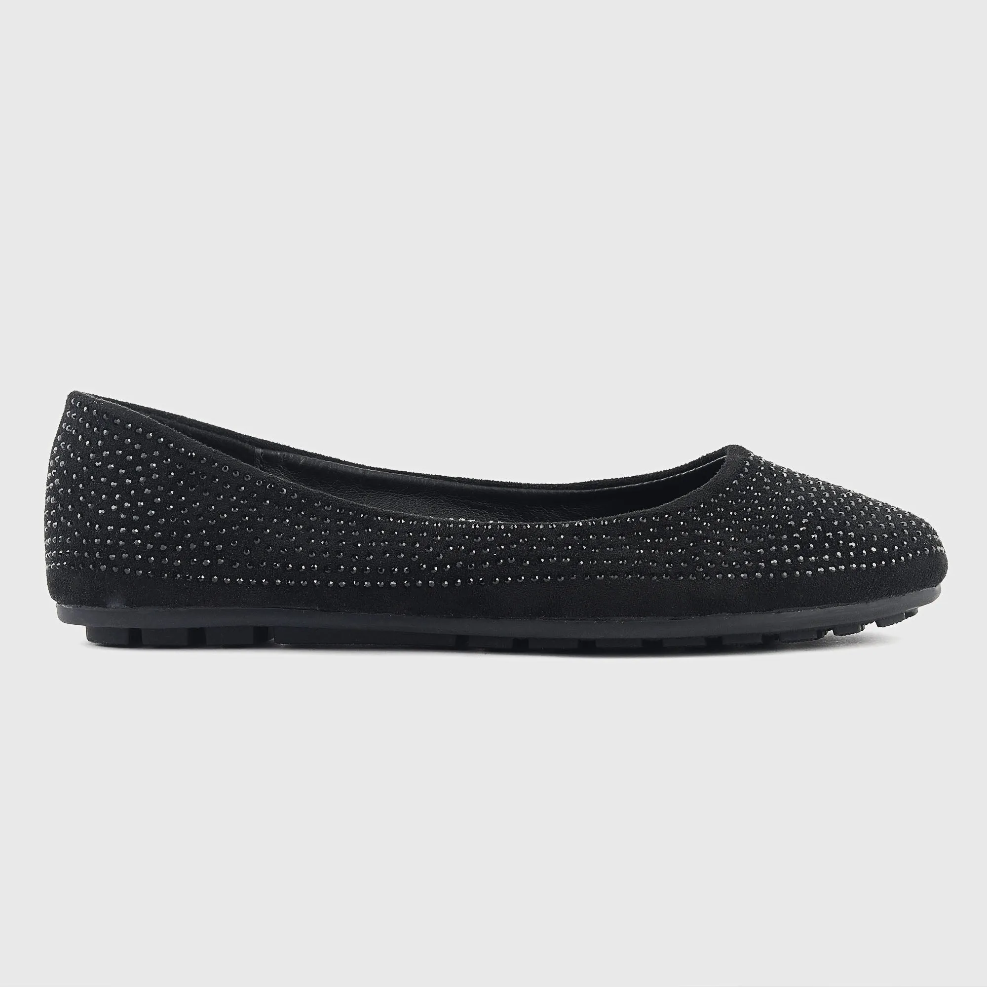 All Stud Embellished Flats