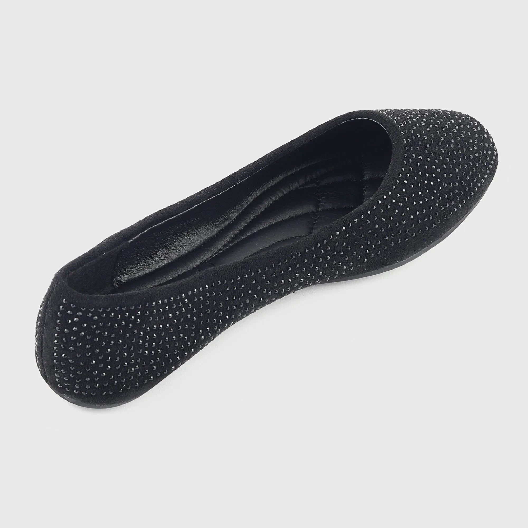 All Stud Embellished Flats