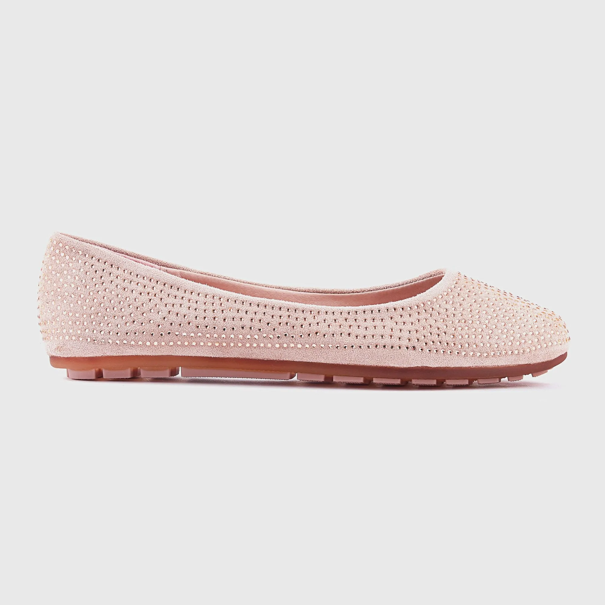 All Stud Embellished Flats