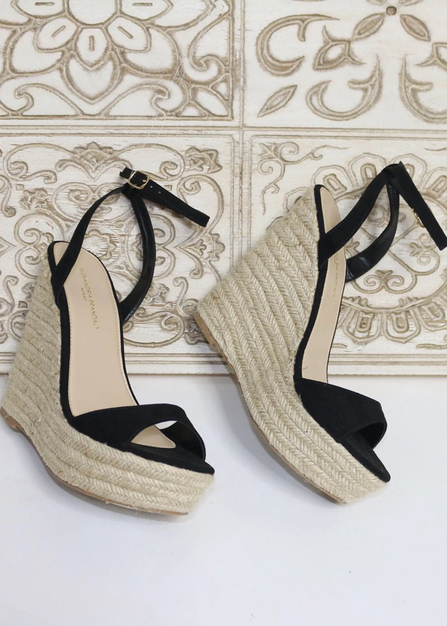 Alyssa B Black Wedges