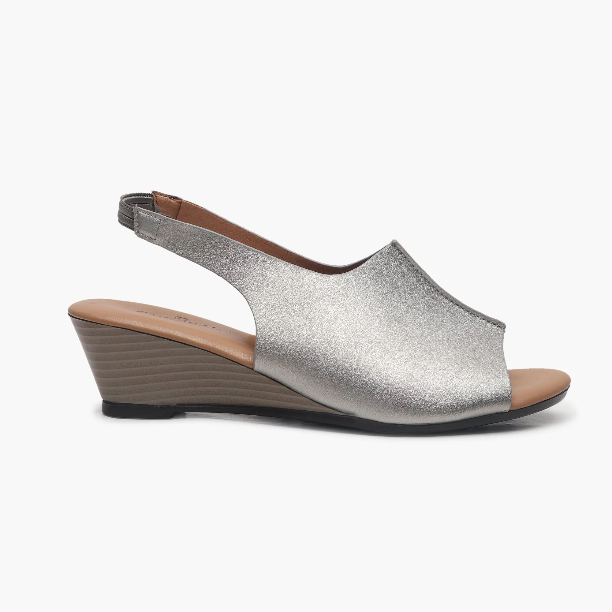 Backstrap Wedge Sandals