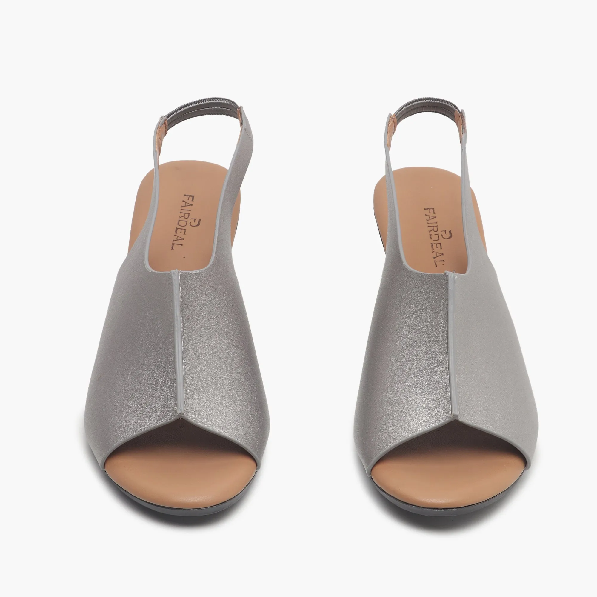 Backstrap Wedge Sandals