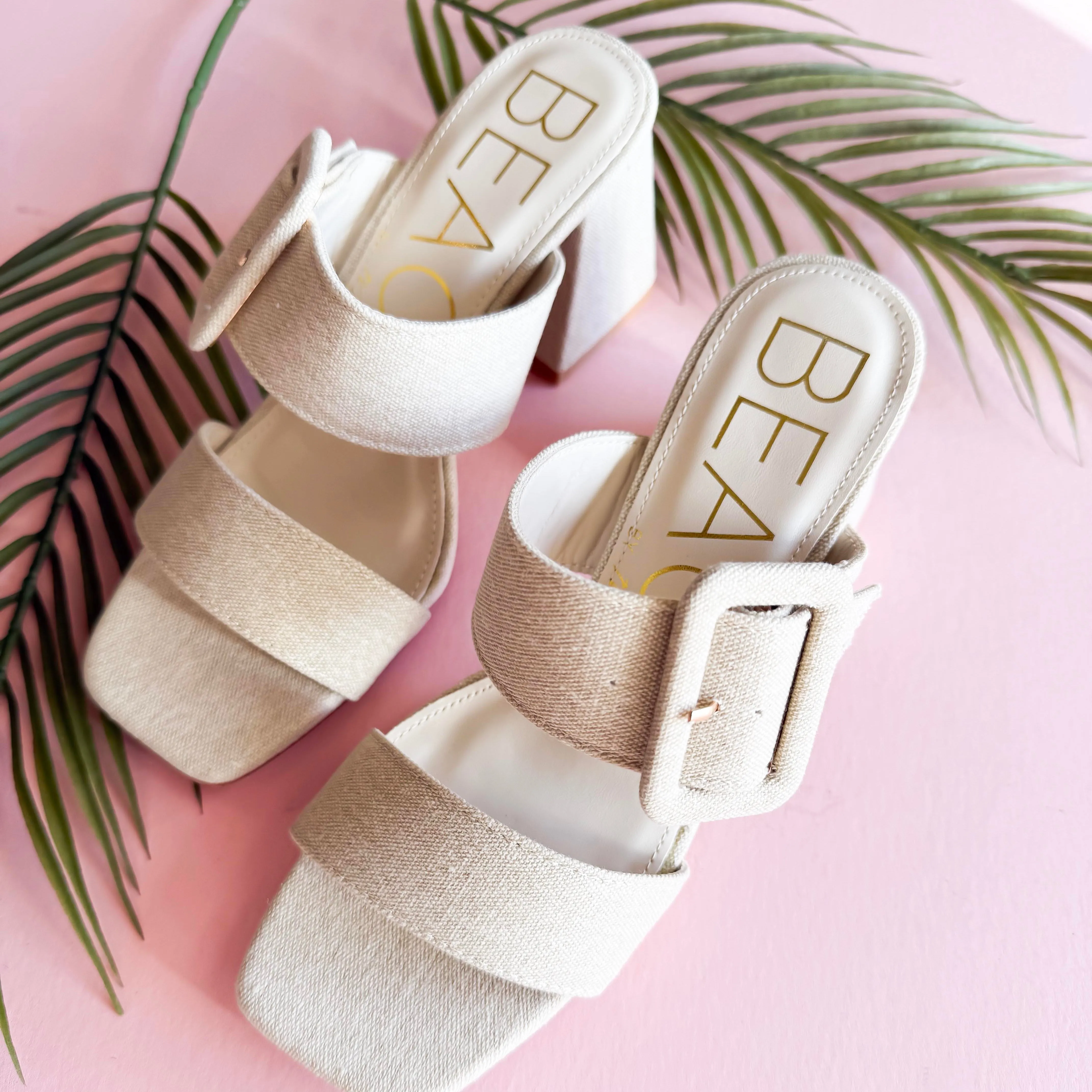 Beach by Matisse Lucy Linen Block Heel Sandals – Chic & Comfortable Summer Heels