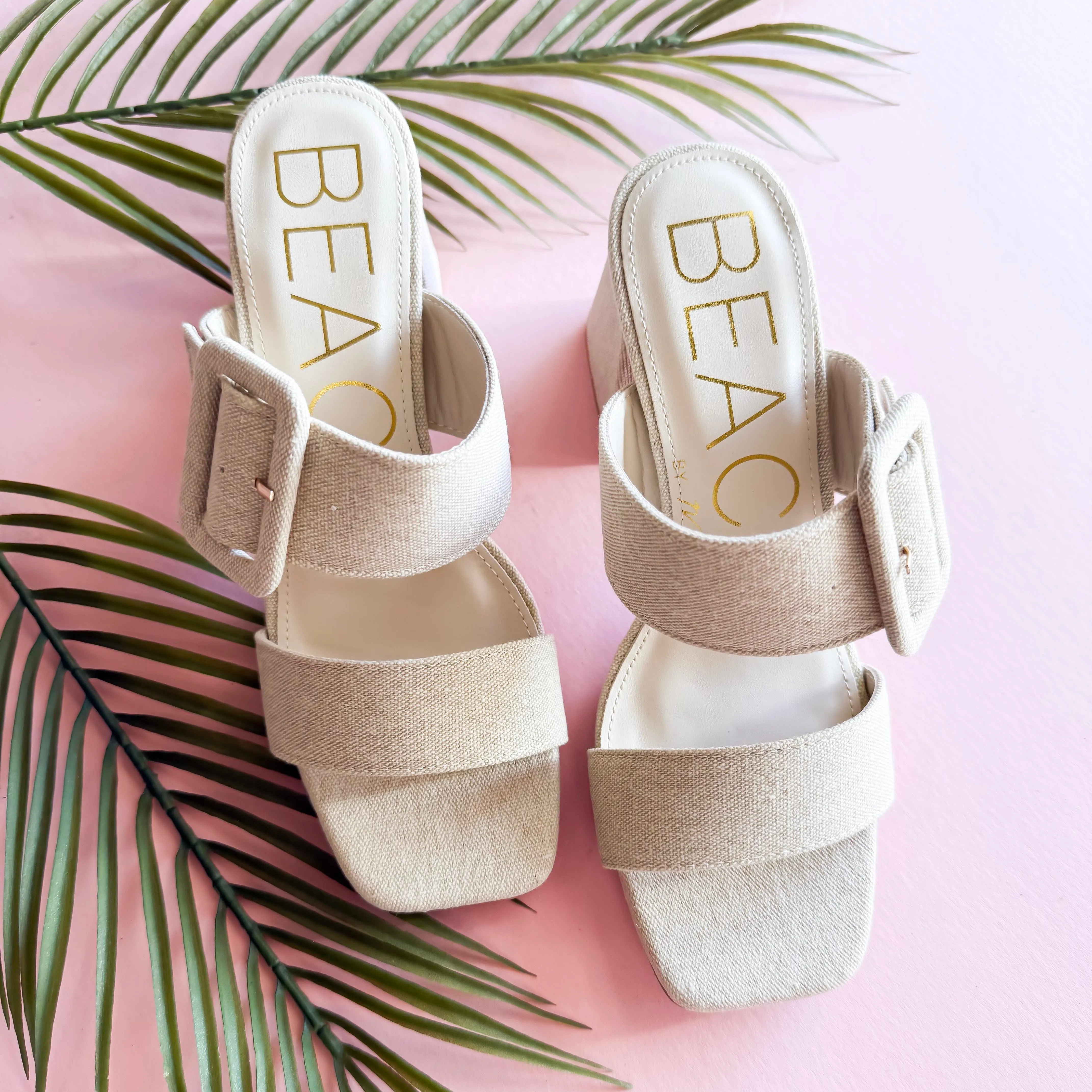 Beach by Matisse Lucy Linen Block Heel Sandals – Chic & Comfortable Summer Heels