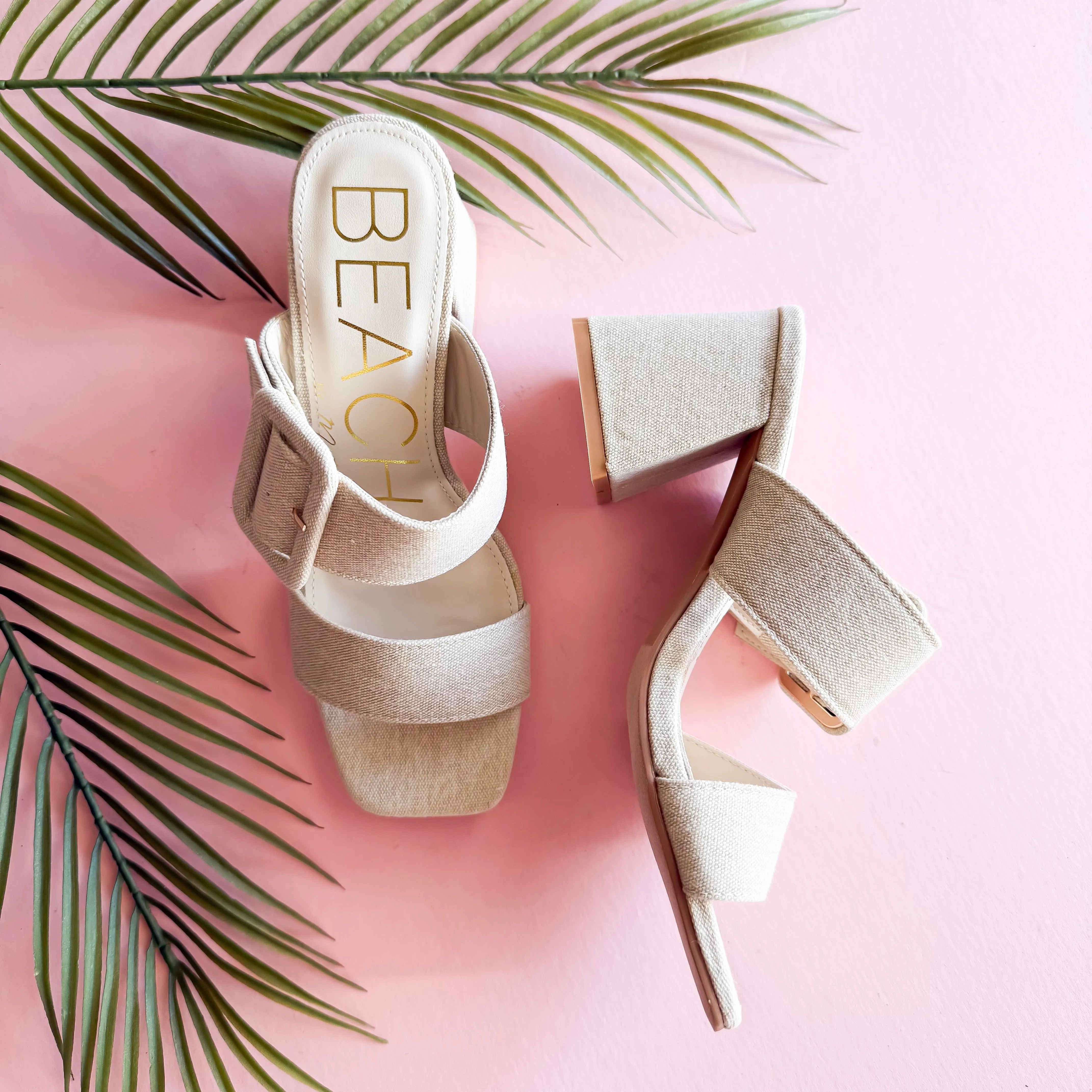 Beach by Matisse Lucy Linen Block Heel Sandals – Chic & Comfortable Summer Heels