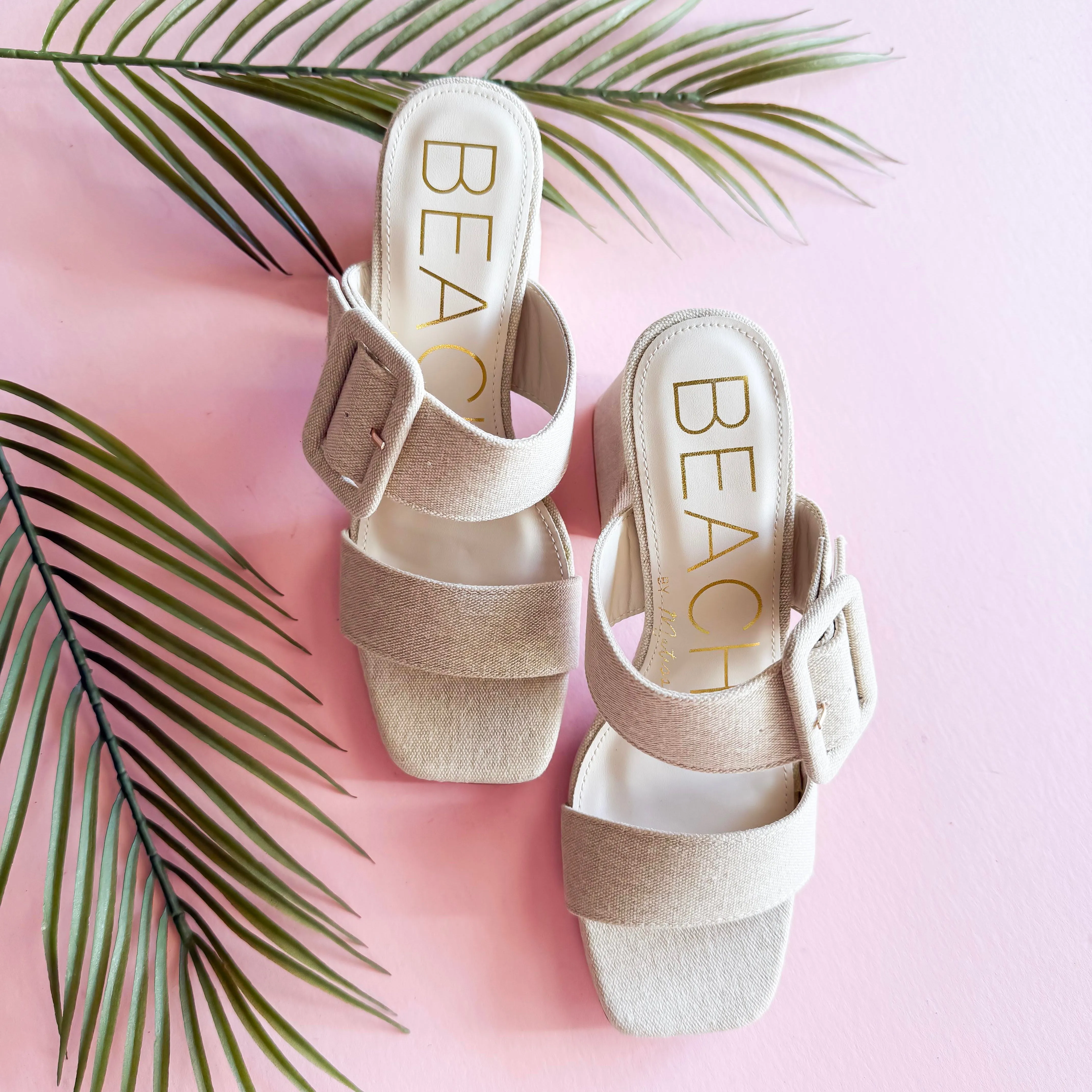 Beach by Matisse Lucy Linen Block Heel Sandals – Chic & Comfortable Summer Heels
