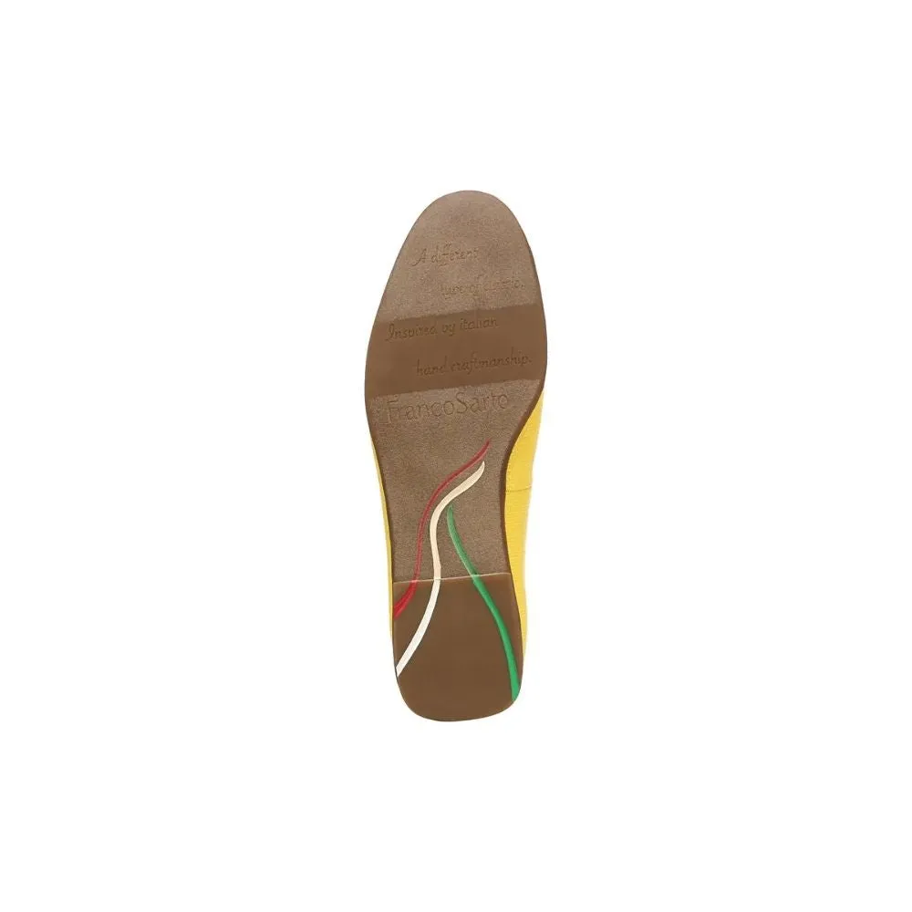Beck2 Yellow Fabric Franco Sarto Loafer Flats