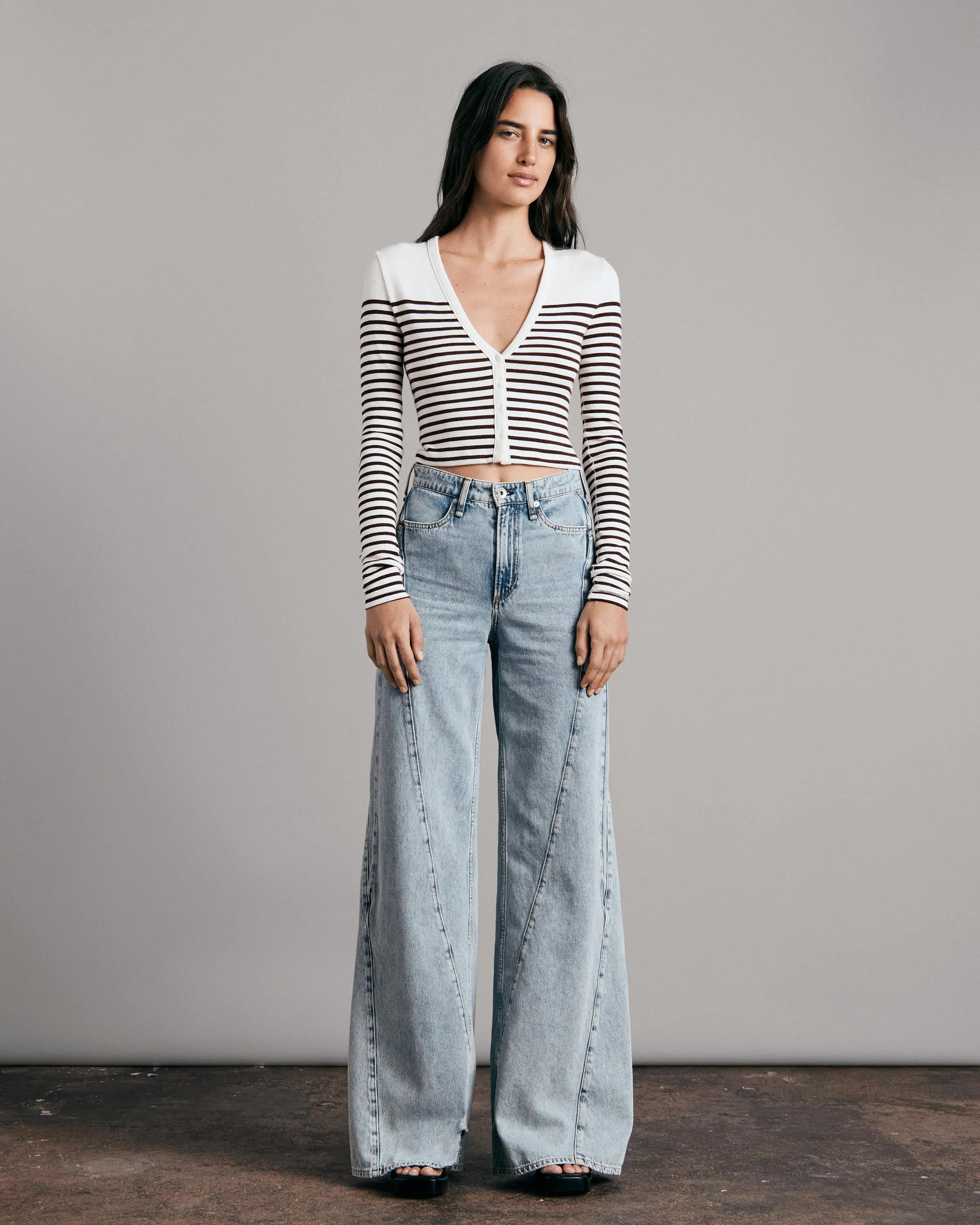 Breton Stripe Cardigan