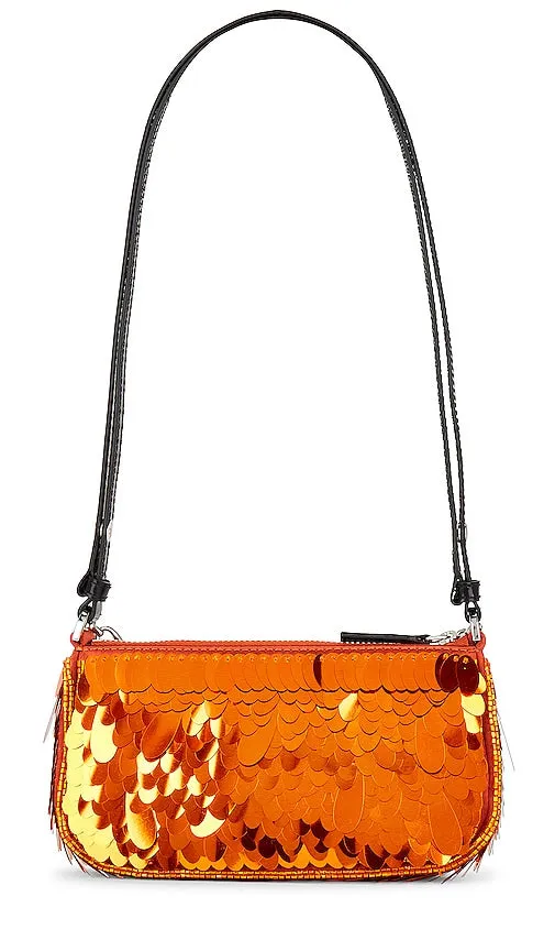 BY FAR Mini Rachel Bag in Orange