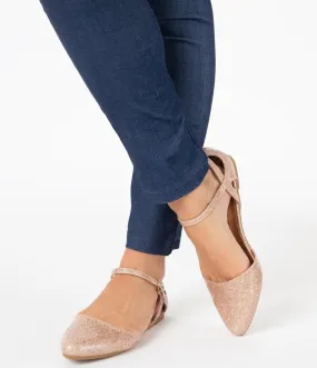 Champagne Glitter Libby Flats
