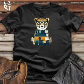 Cheetah Scholar Stack Cotton Tee