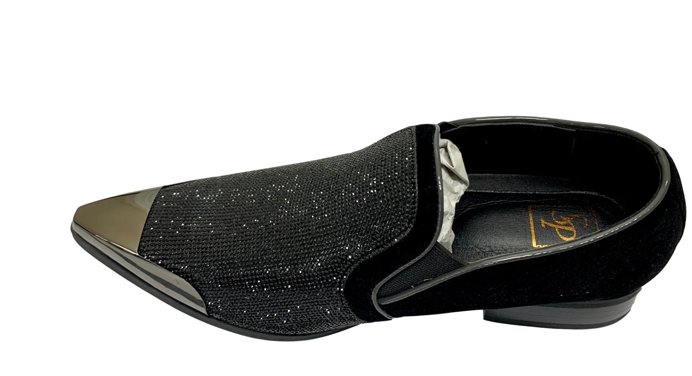 Cristiano Black Fashion Loafers pointed tip