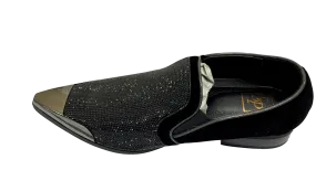 Cristiano Black Fashion Loafers pointed tip