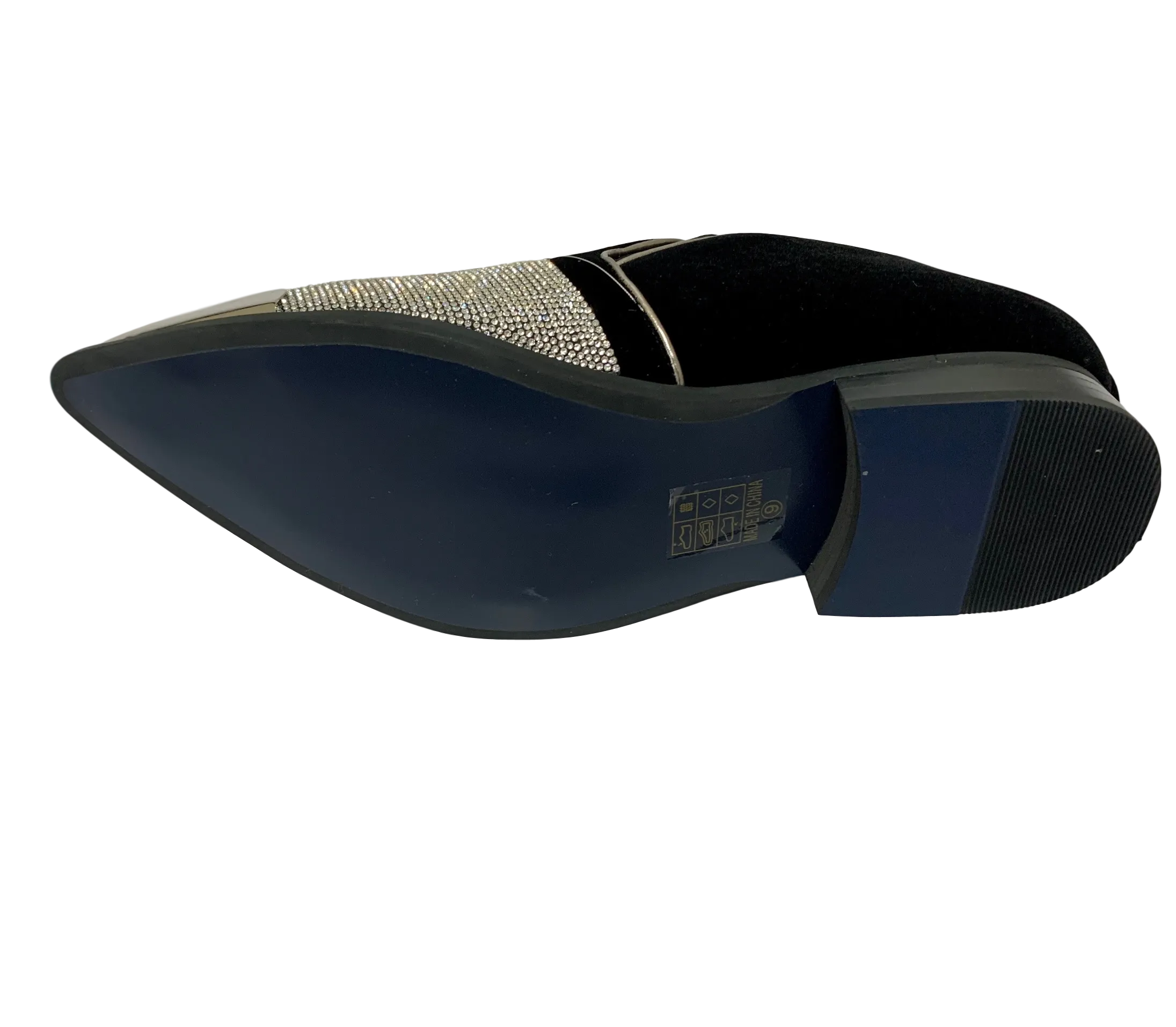 Cristiano Silver Fashion Loafers pointed tip