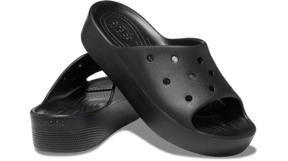 Crocs Classic Platform Slide Black