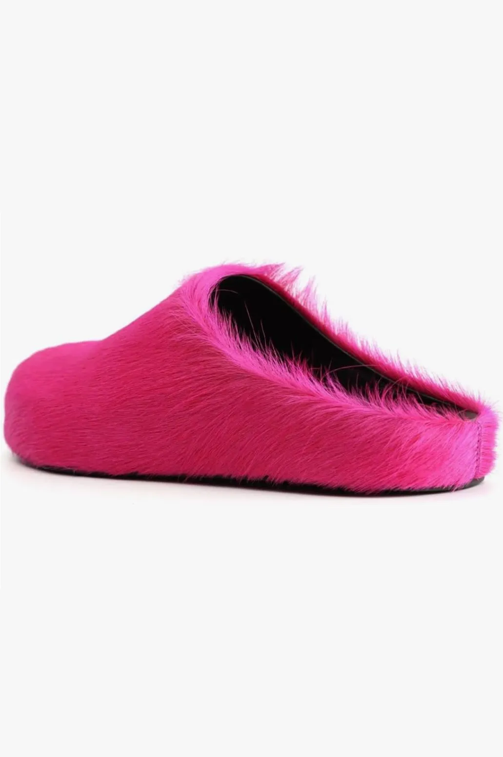 Cuddle Up Faux Fur Slides - Fuchsia