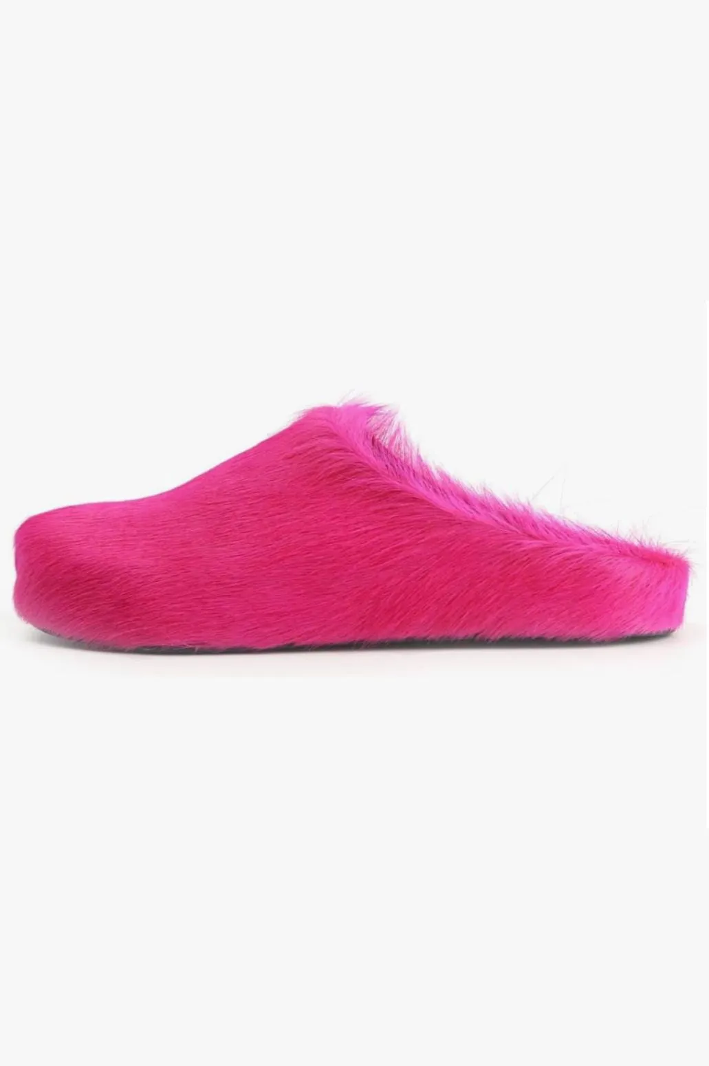 Cuddle Up Faux Fur Slides - Fuchsia