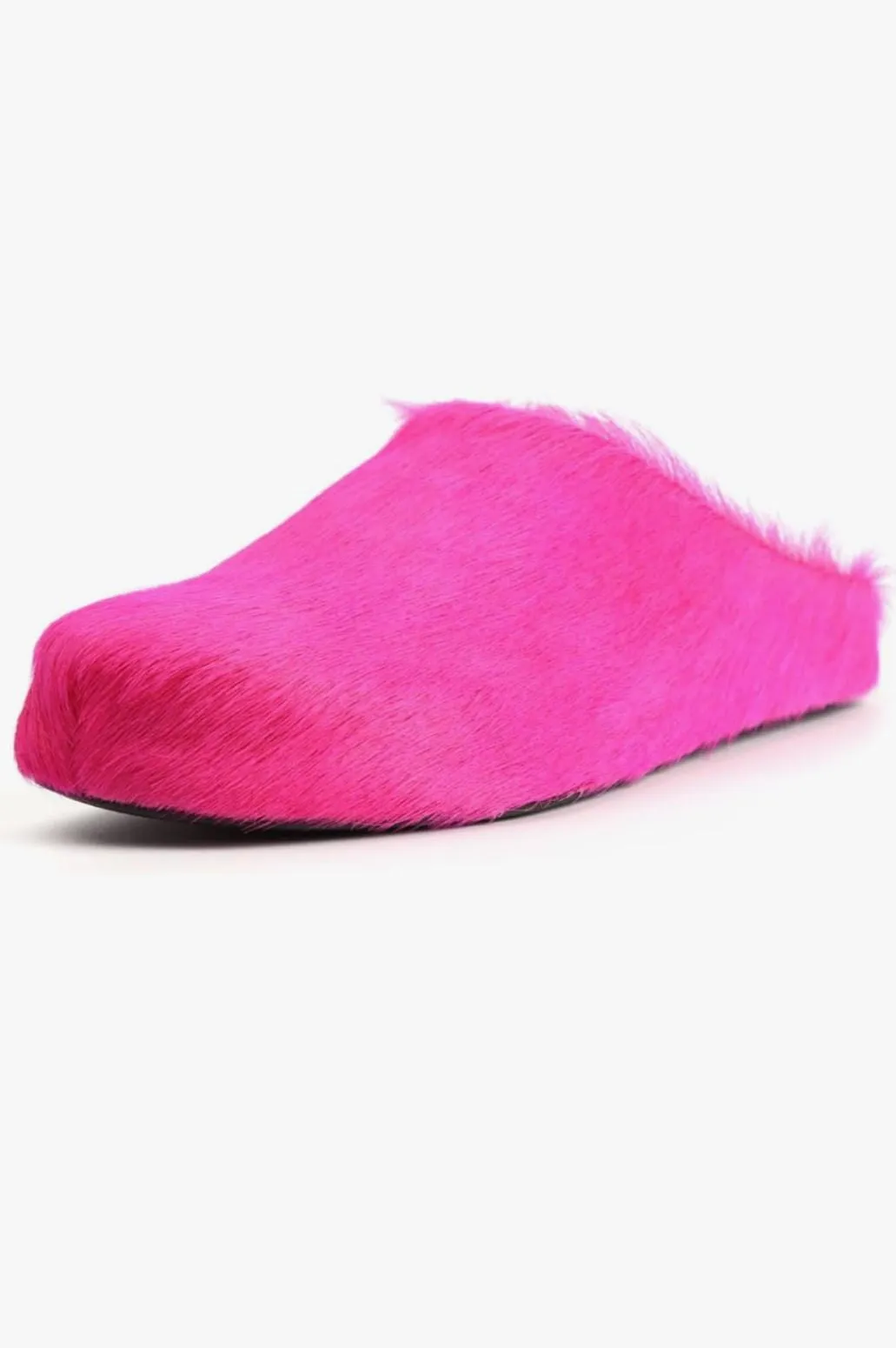 Cuddle Up Faux Fur Slides - Fuchsia