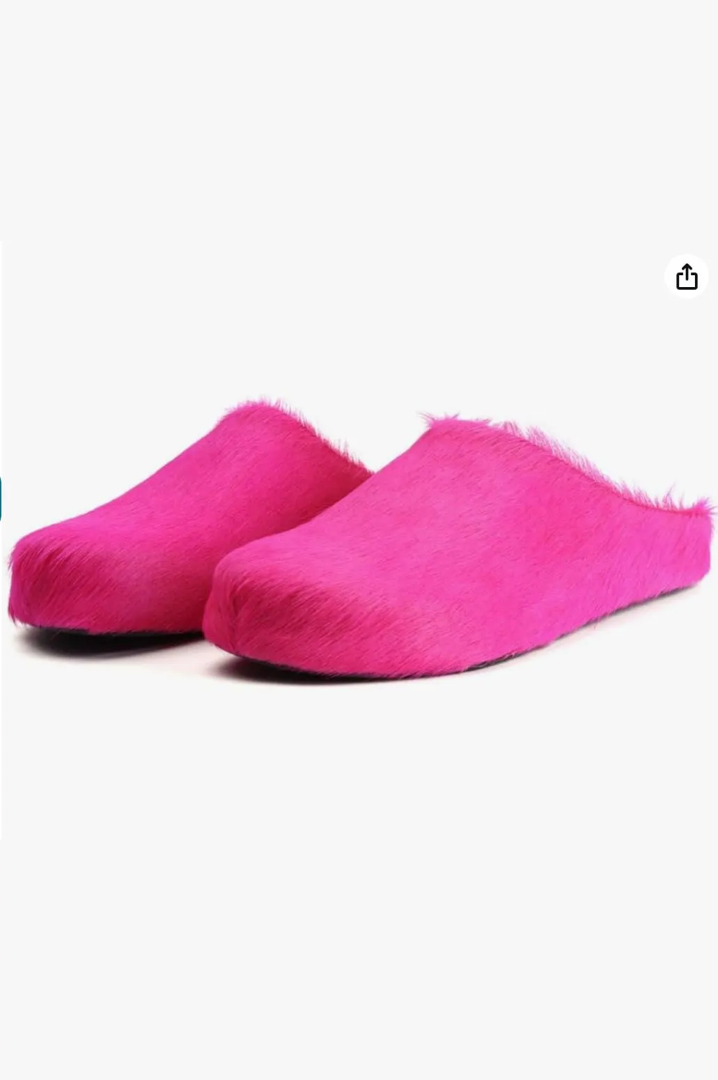 Cuddle Up Faux Fur Slides - Fuchsia