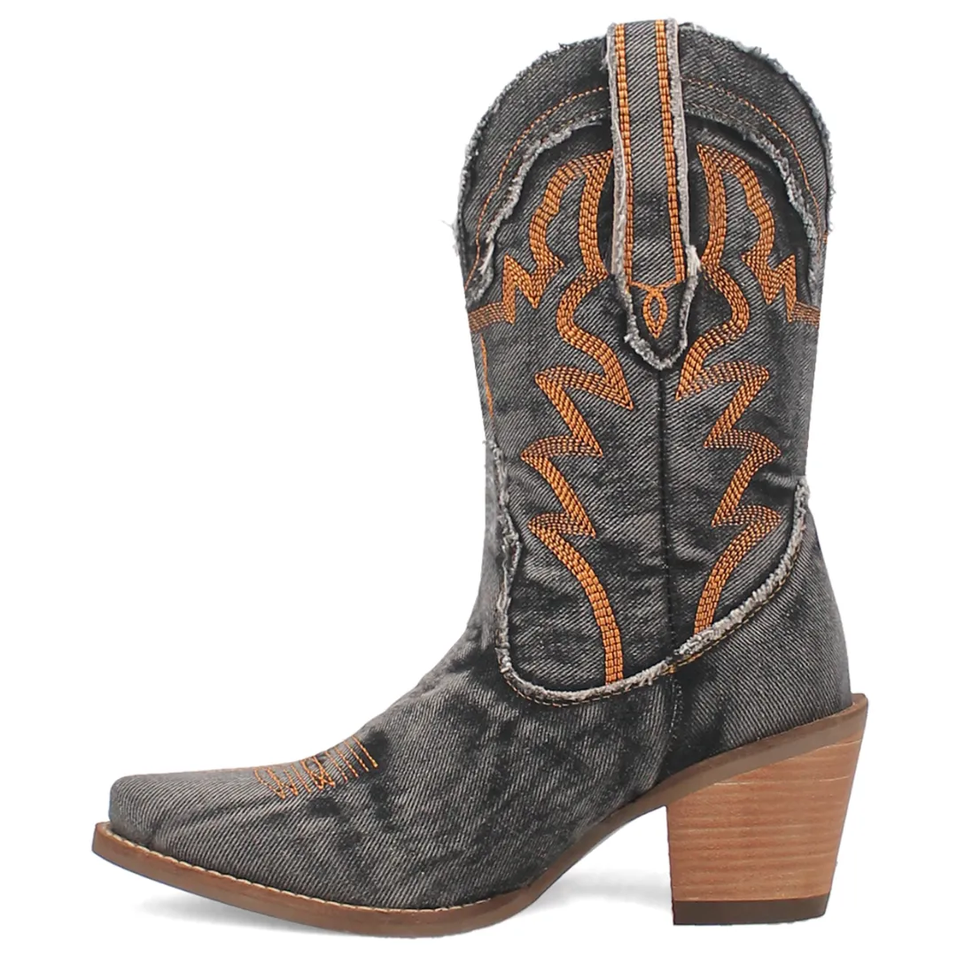 Dingo Women's Boot - Y'all Need Dolly (Black) - DI950-BK