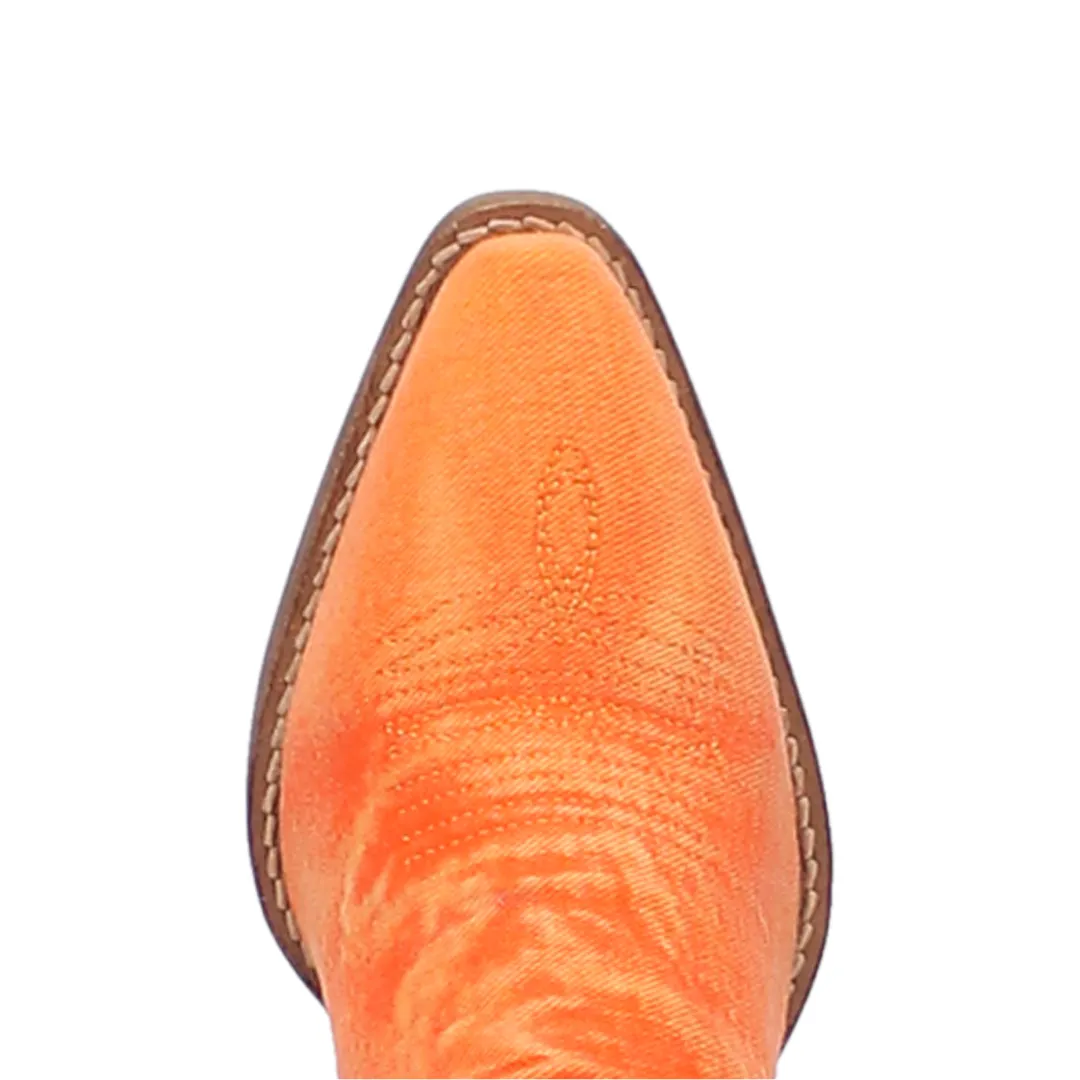 Dingo Women's Boot - Y'all Need Dolly (Orange) - DI950-OR