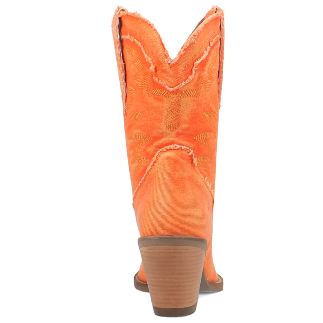Dingo Women's Boot - Y'all Need Dolly (Orange) - DI950-OR