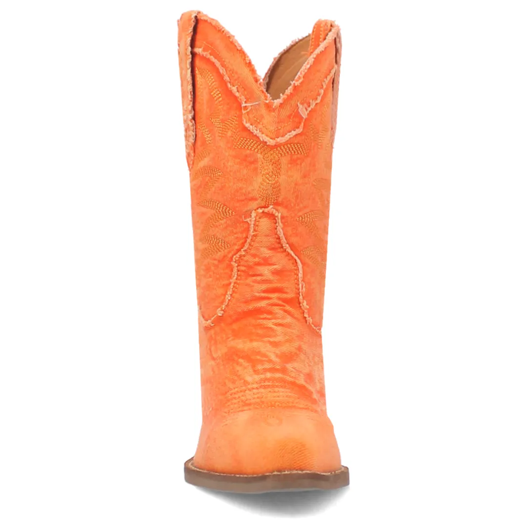 Dingo Women's Boot - Y'all Need Dolly (Orange) - DI950-OR
