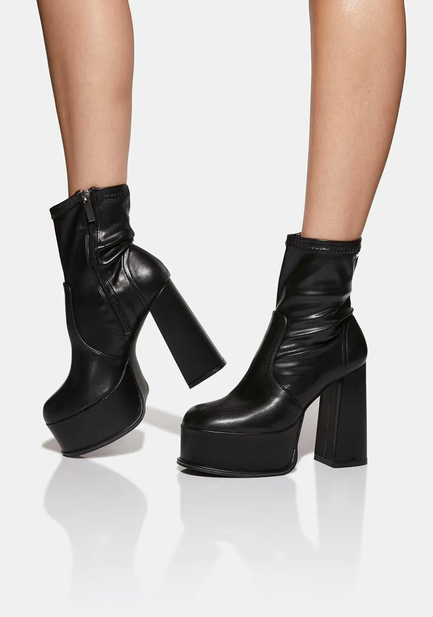 Edge Platform Ankle Boots