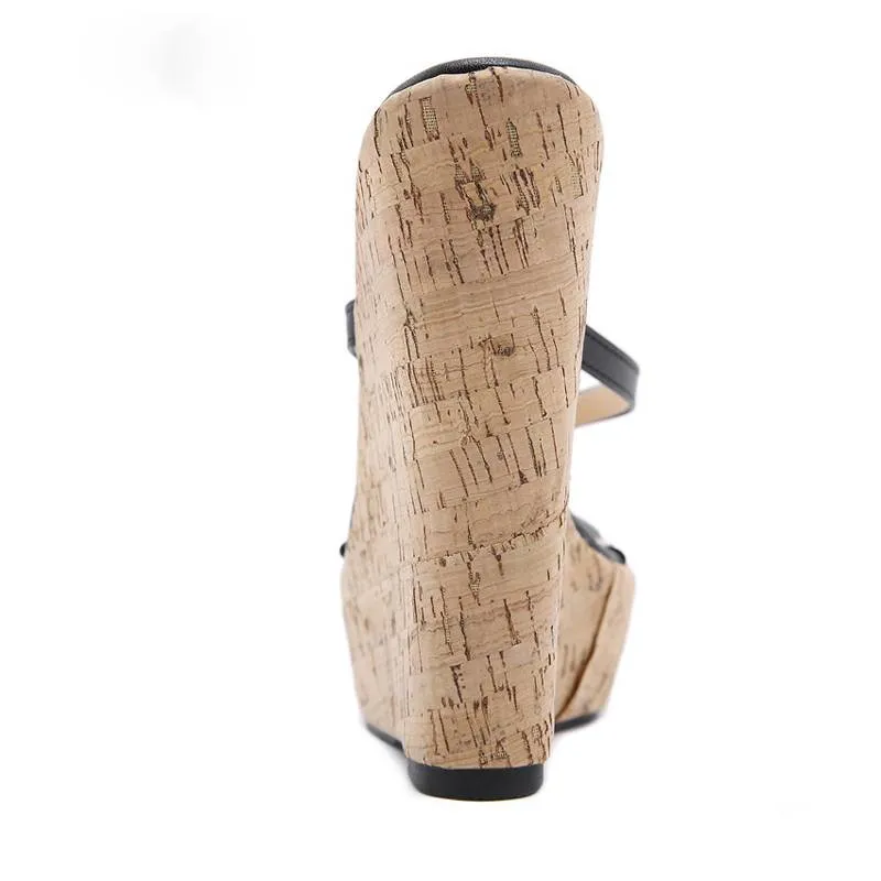 Fallen Leaves Wedges Sandal