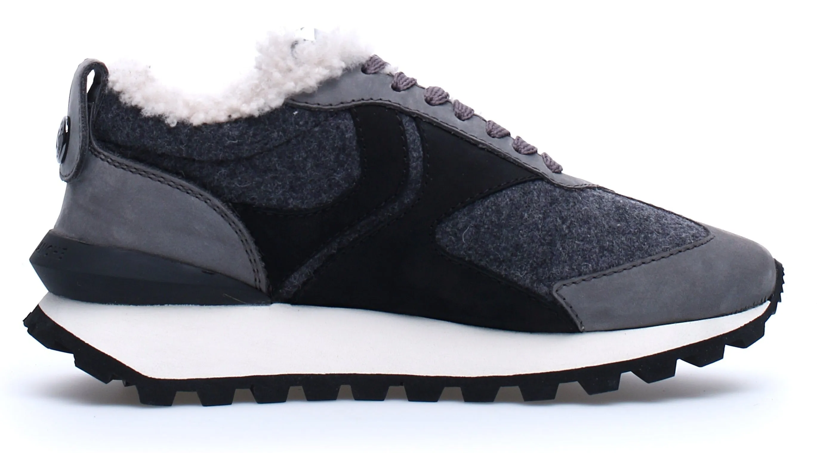 *FINAL SALE*Qwark Fur - Anthracite Nubuck Felt