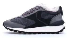 *FINAL SALE*Qwark Fur - Anthracite Nubuck Felt