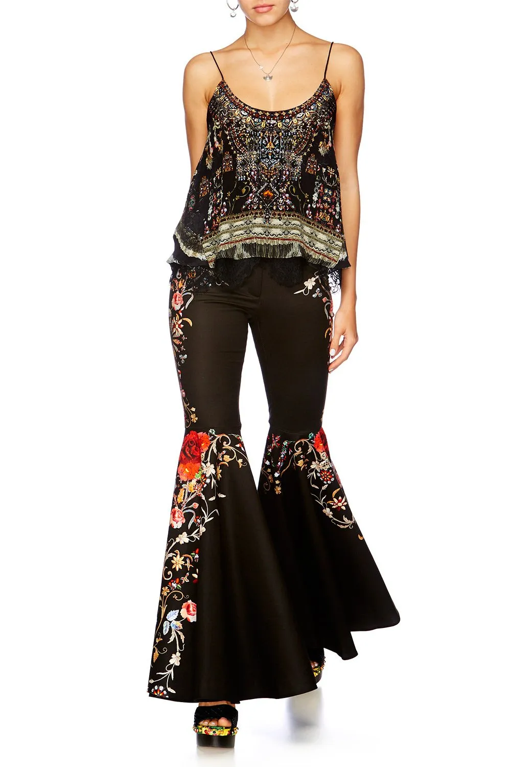 FLARES TROUSER WITH SIDE POCKET DANCING IN THE DARK