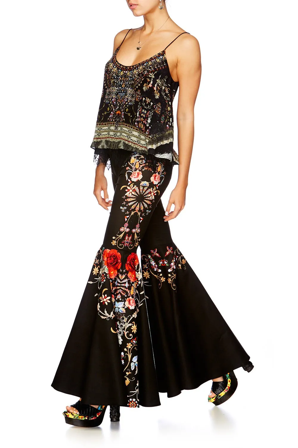 FLARES TROUSER WITH SIDE POCKET DANCING IN THE DARK