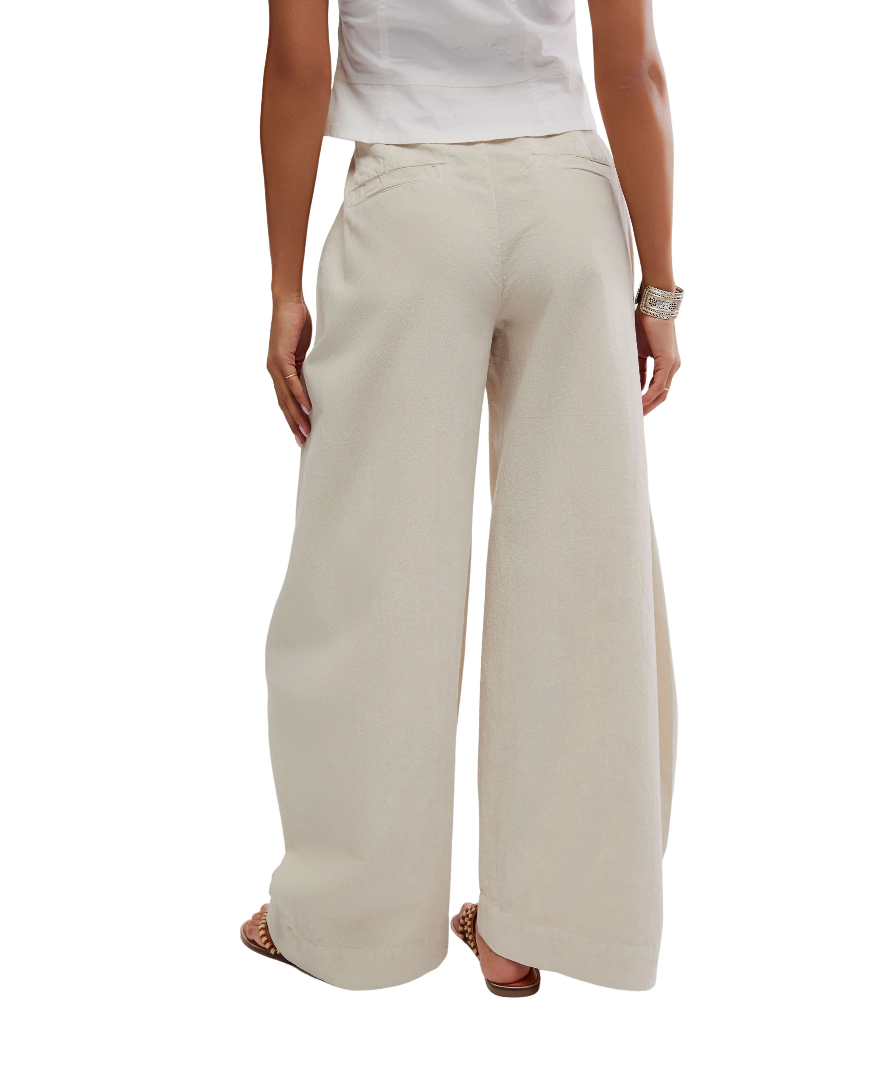 Free People Tegan Washed Barrel Trouser