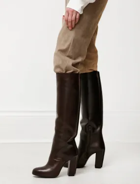 High Boots Midnight Brown