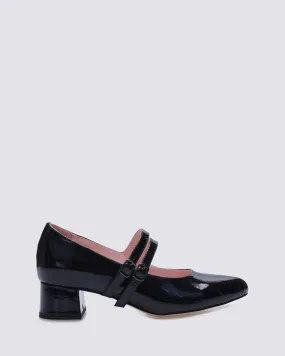 HOPE MARYJANE HEELS BLACK PATENT LEATHER