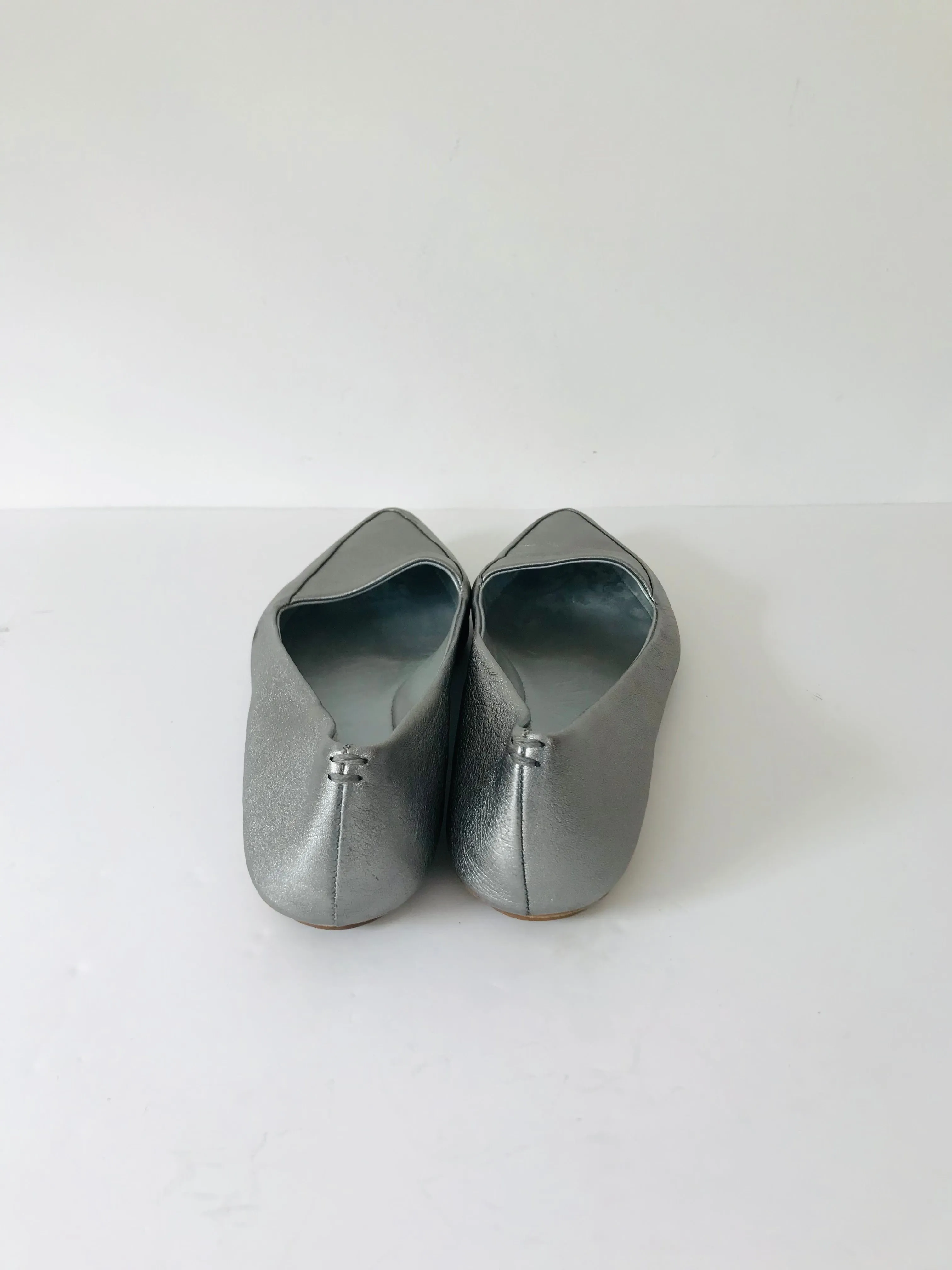 Jigsaw Women's Shimmer Slip-on Flats Shoes | 40 UK7 | Blue