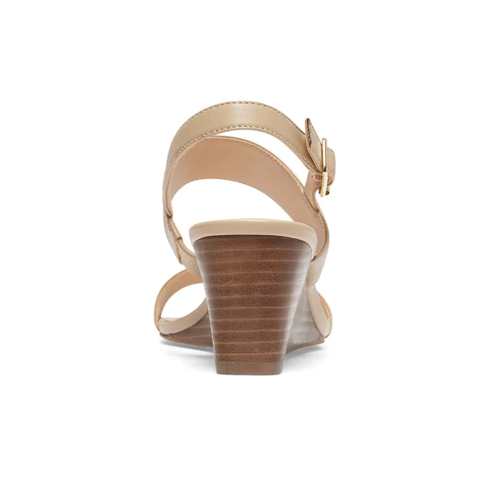 Jill Heel in Nude Leather