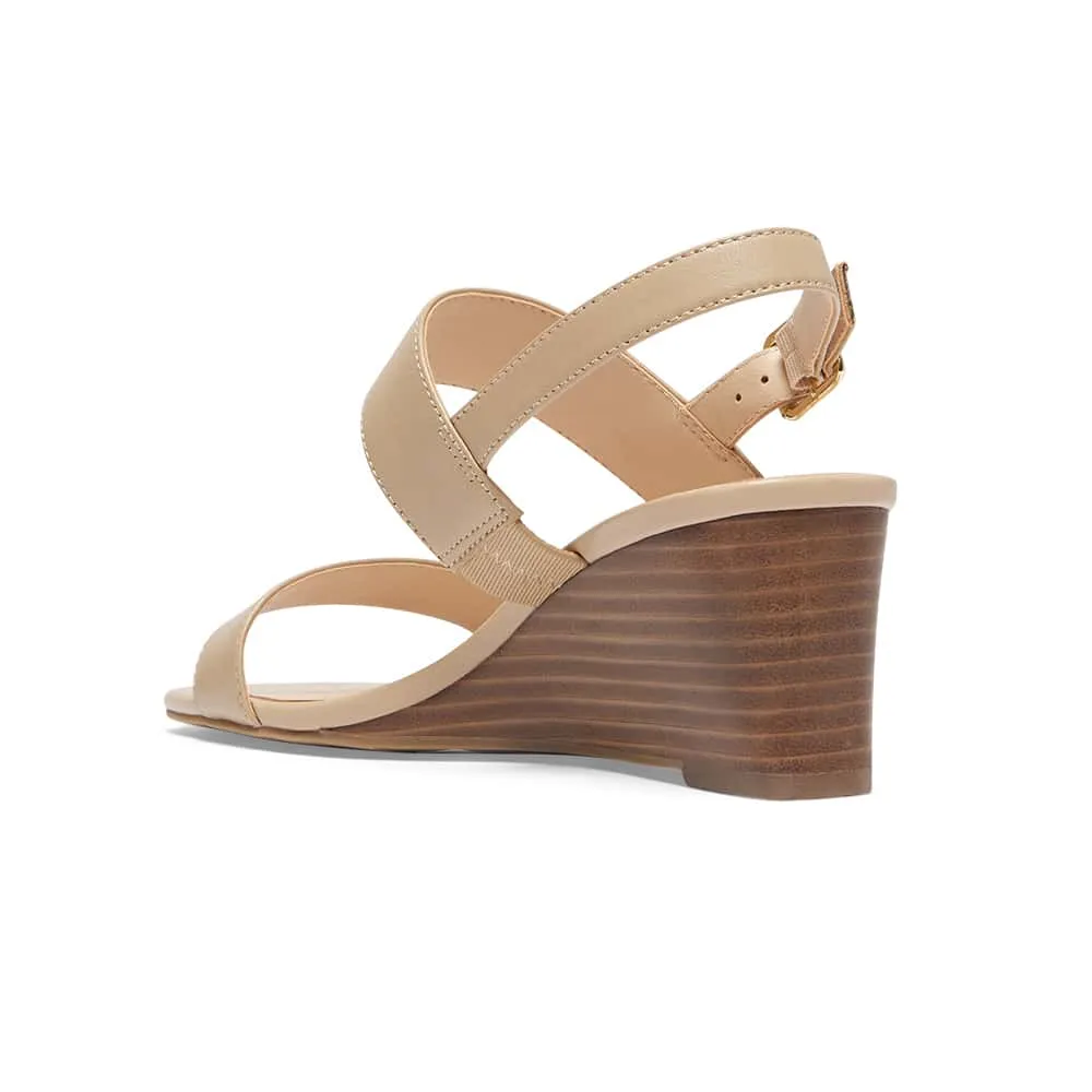 Jill Heel in Nude Leather
