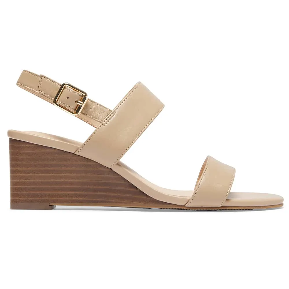 Jill Heel in Nude Leather
