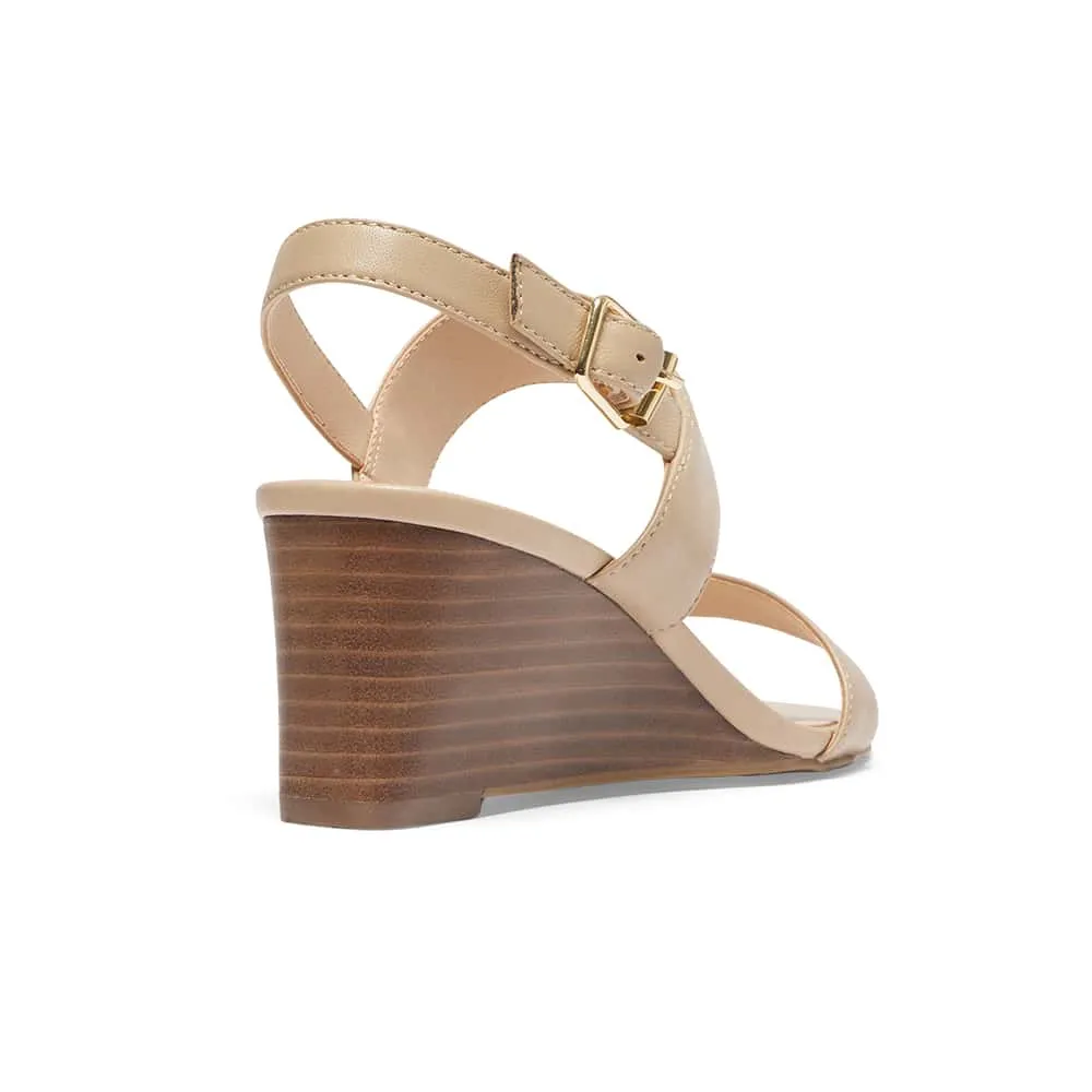 Jill Heel in Nude Leather