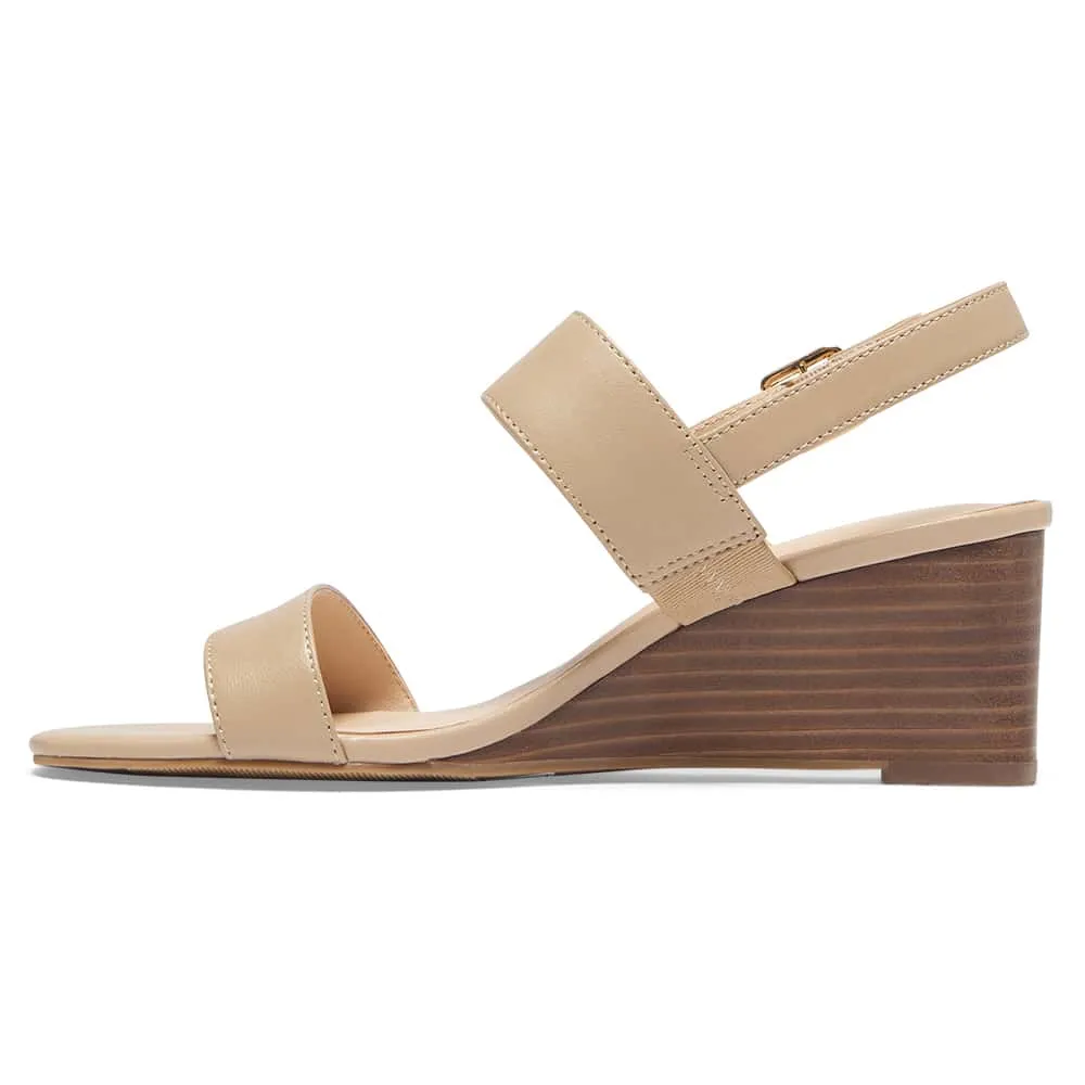 Jill Heel in Nude Leather