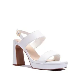 KRISHA-04X Elegant Strap Buckled 4" Heel Sandal