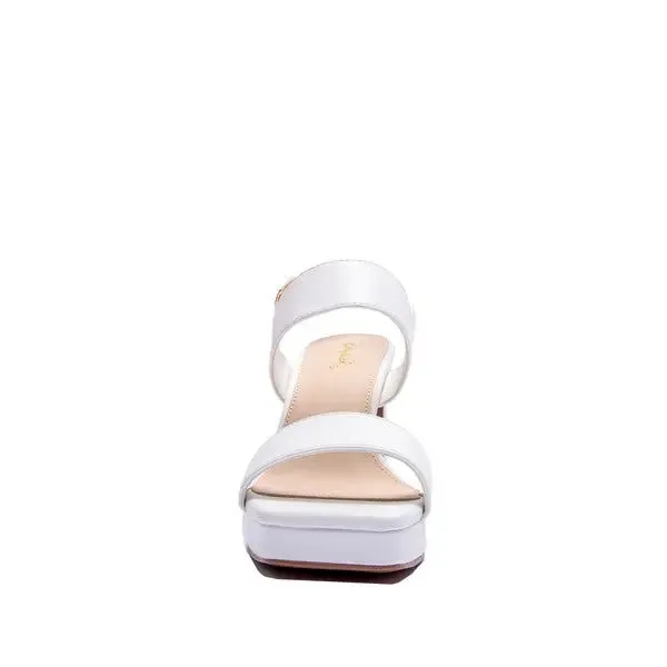 KRISHA-04X Elegant Strap Buckled 4" Heel Sandal