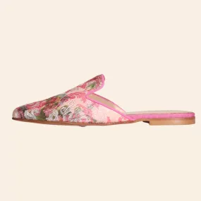 Ladies Baroque Fabric Slip-On in Rosa (ESE553)