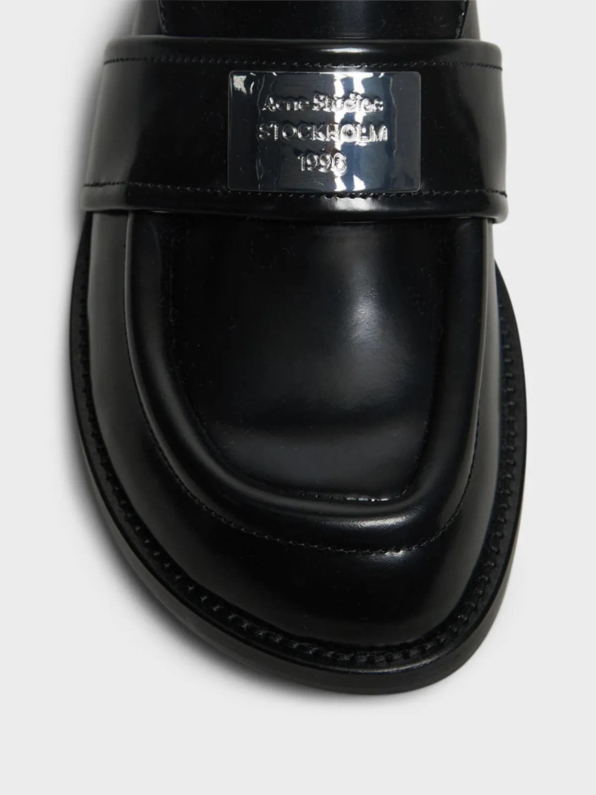 Leather Loafers in Black