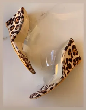 Marylene printed Transparent wedges